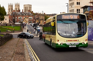 The First Bus Rider York vehicle